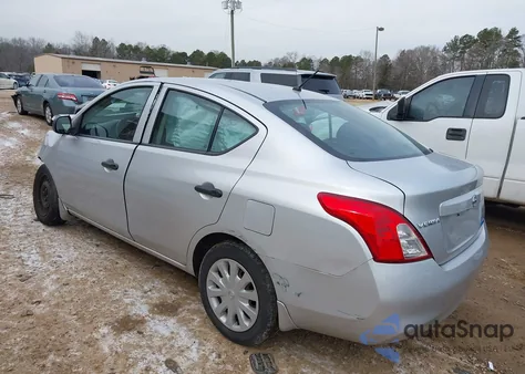 2012 Nissan Versa 1.6 S из США, поврежденный, VIN 3N1CN7AP9CL843286